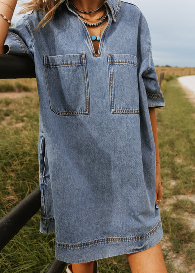 Denim Tunic Dress D4231