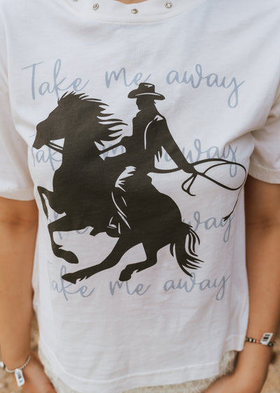 Take Me Away Wide Crop Tee 10030-SR135