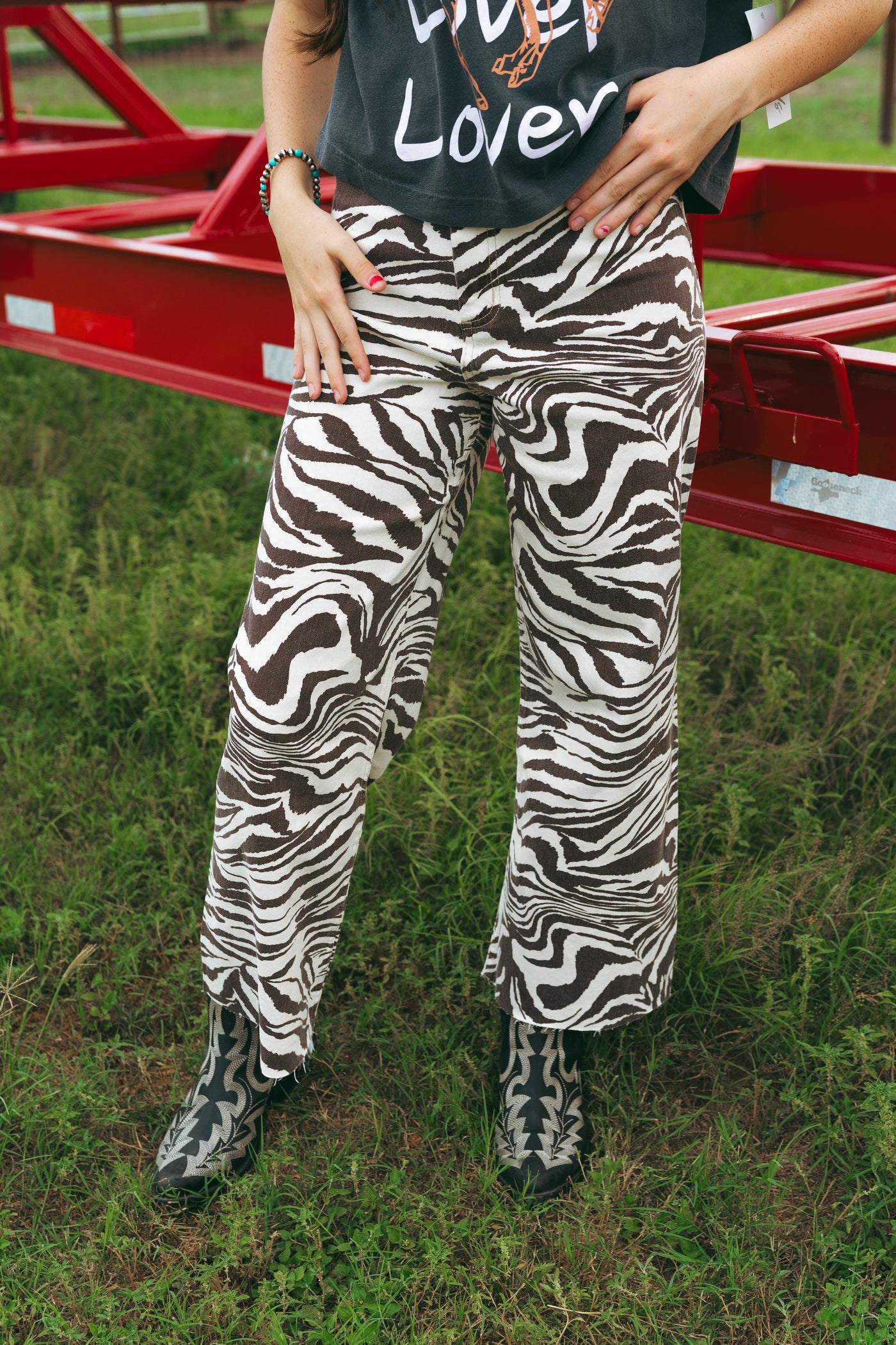Zebra Print Pants P5255