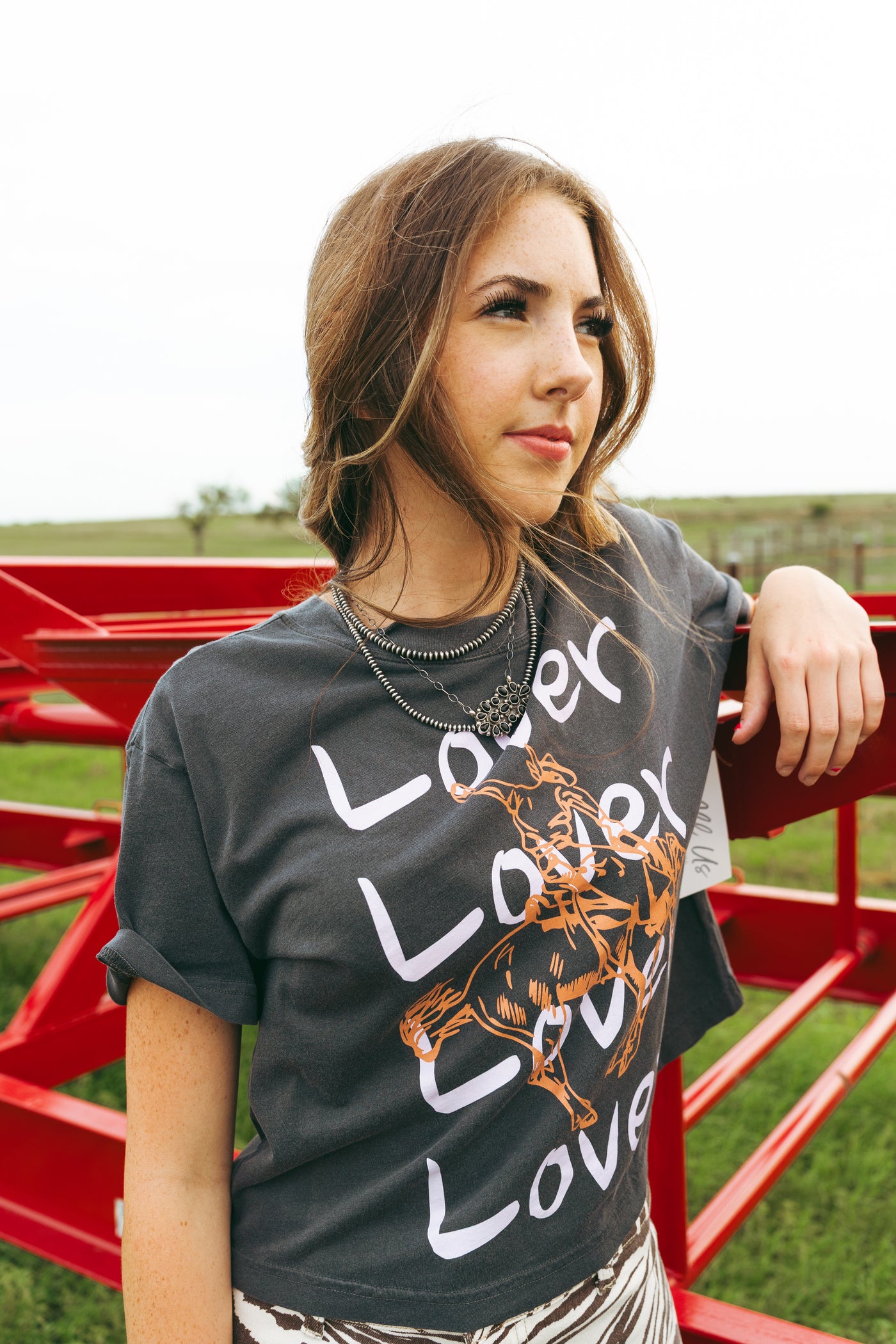Black Lover Cropped Tee 10029-S134