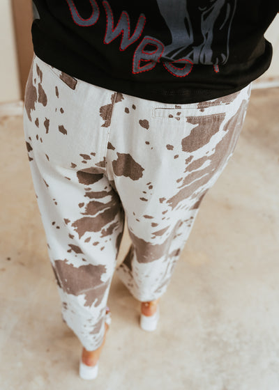 Taupe/Brown Barrel Pants SP2974-1