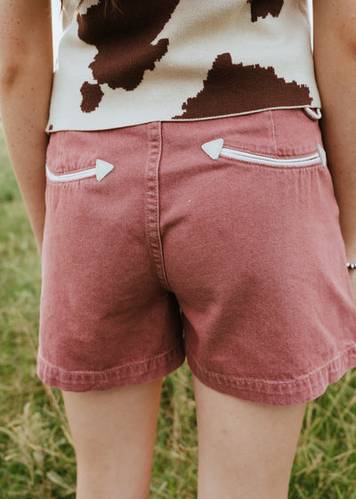 Rose Arrow Denim Shorts HH8400