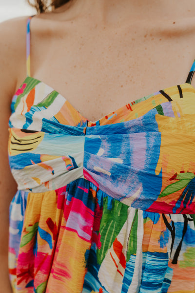 Blue Multi Resort Summer Boat Maxi Dress DC9893FO