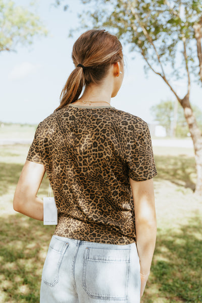 Vetiver Leopard Unity Tee