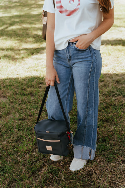 Adore You High Rise Cuffed Wide Jeans