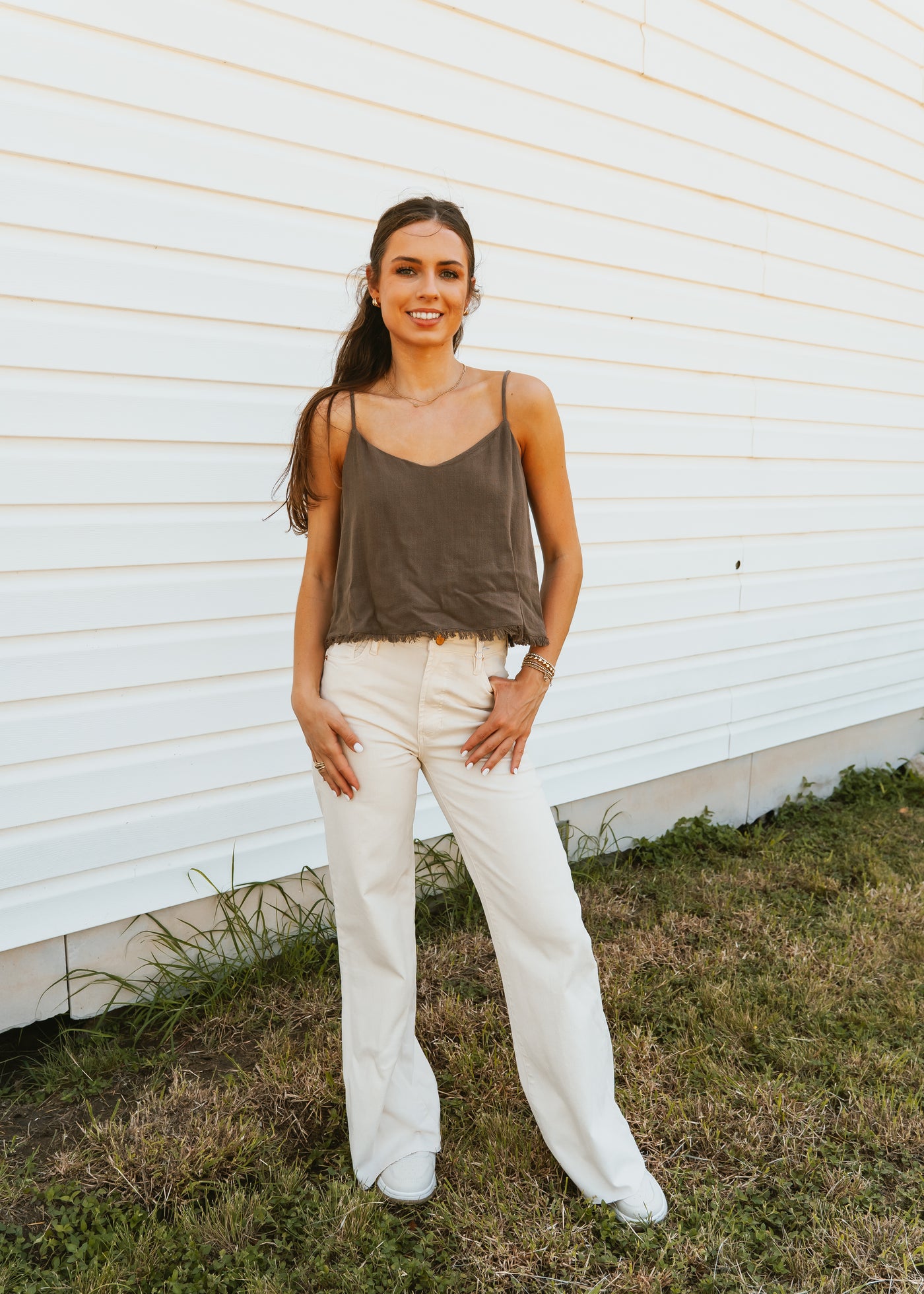 Wheat Fiona Wide Leg Jean
