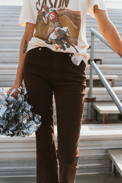 Dark Oak Jeanne Jean