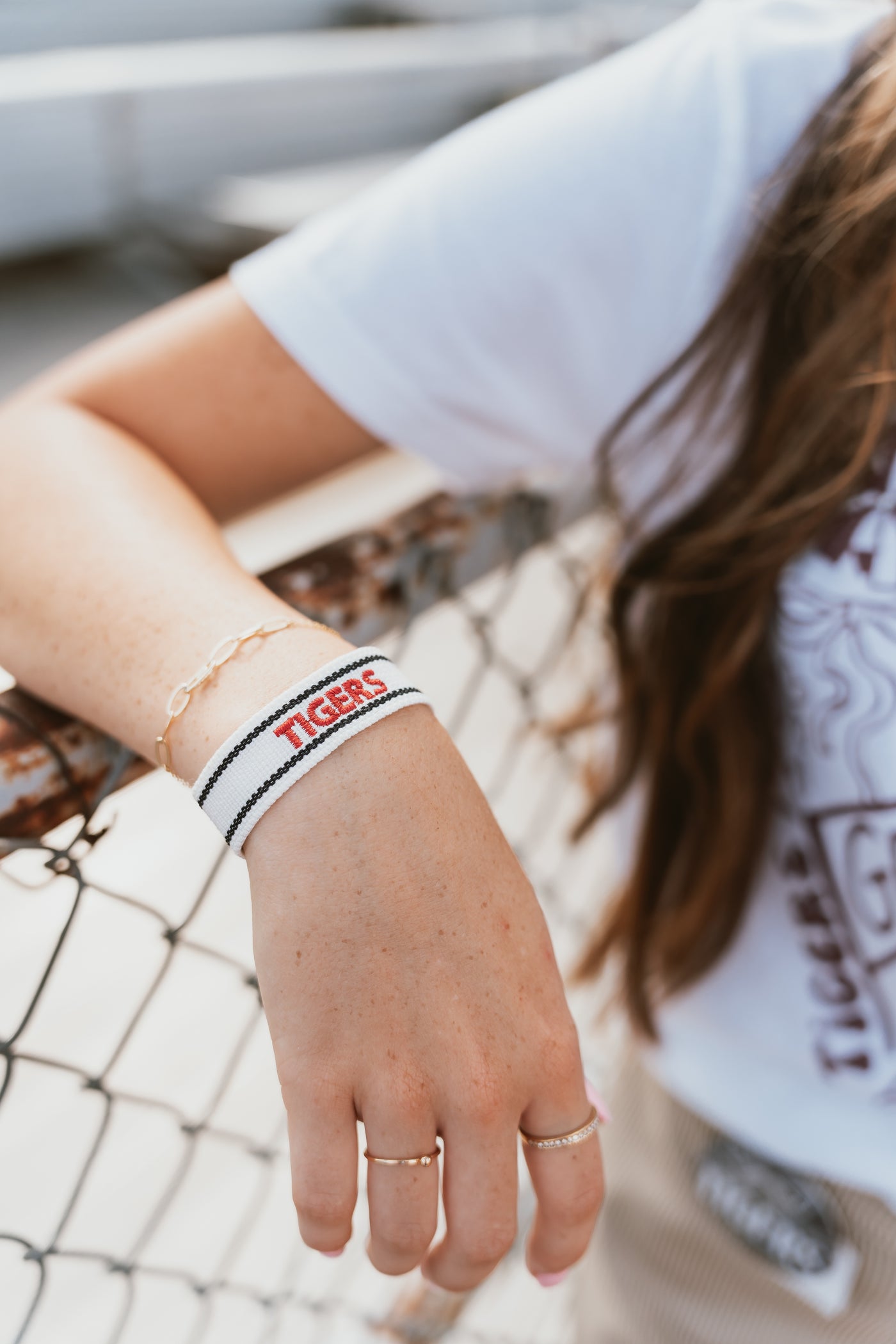 Tigers School Spirit Bracelet