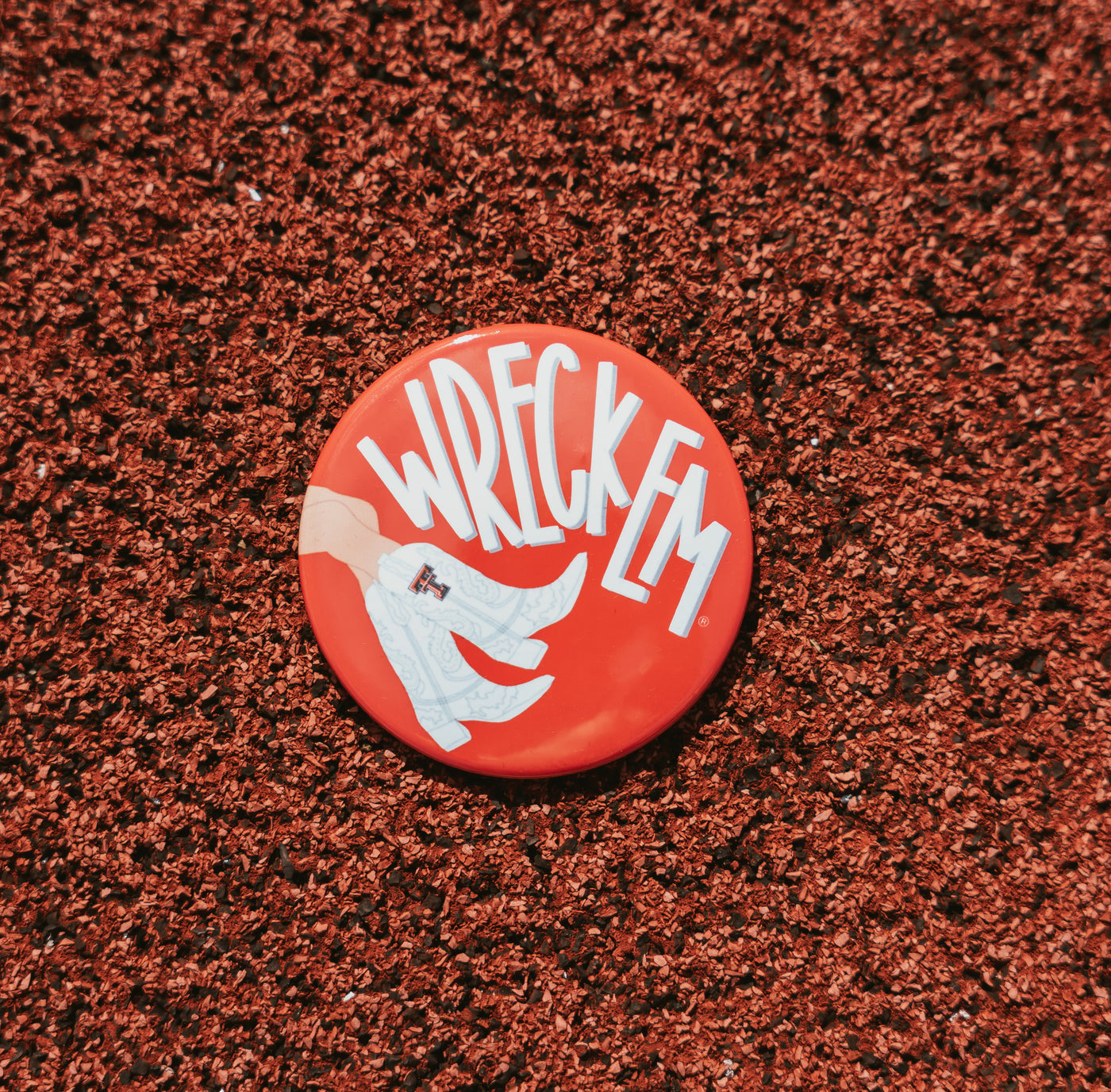 Wreck 'Em Boots Button