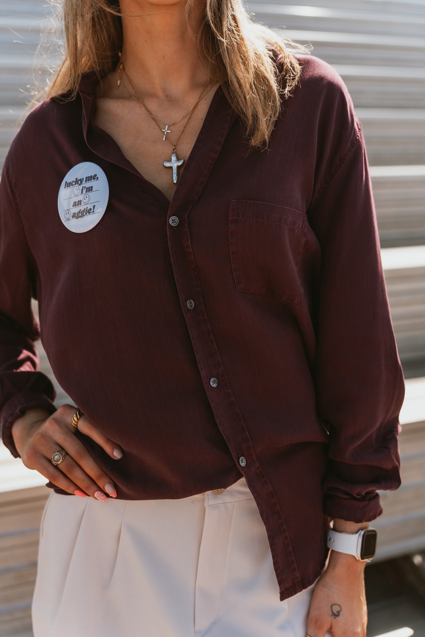 Fig Galina Long Sleeve Shirt