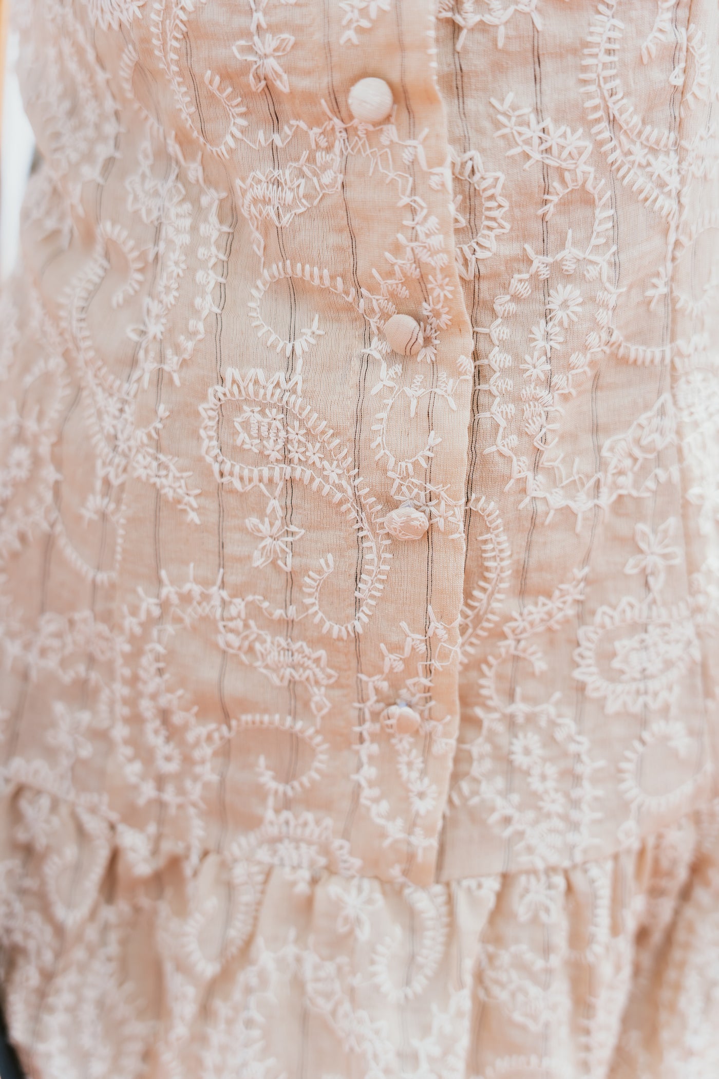 Natural Paisley Embroidered Sleeveless Mini Dress BRD3612-2