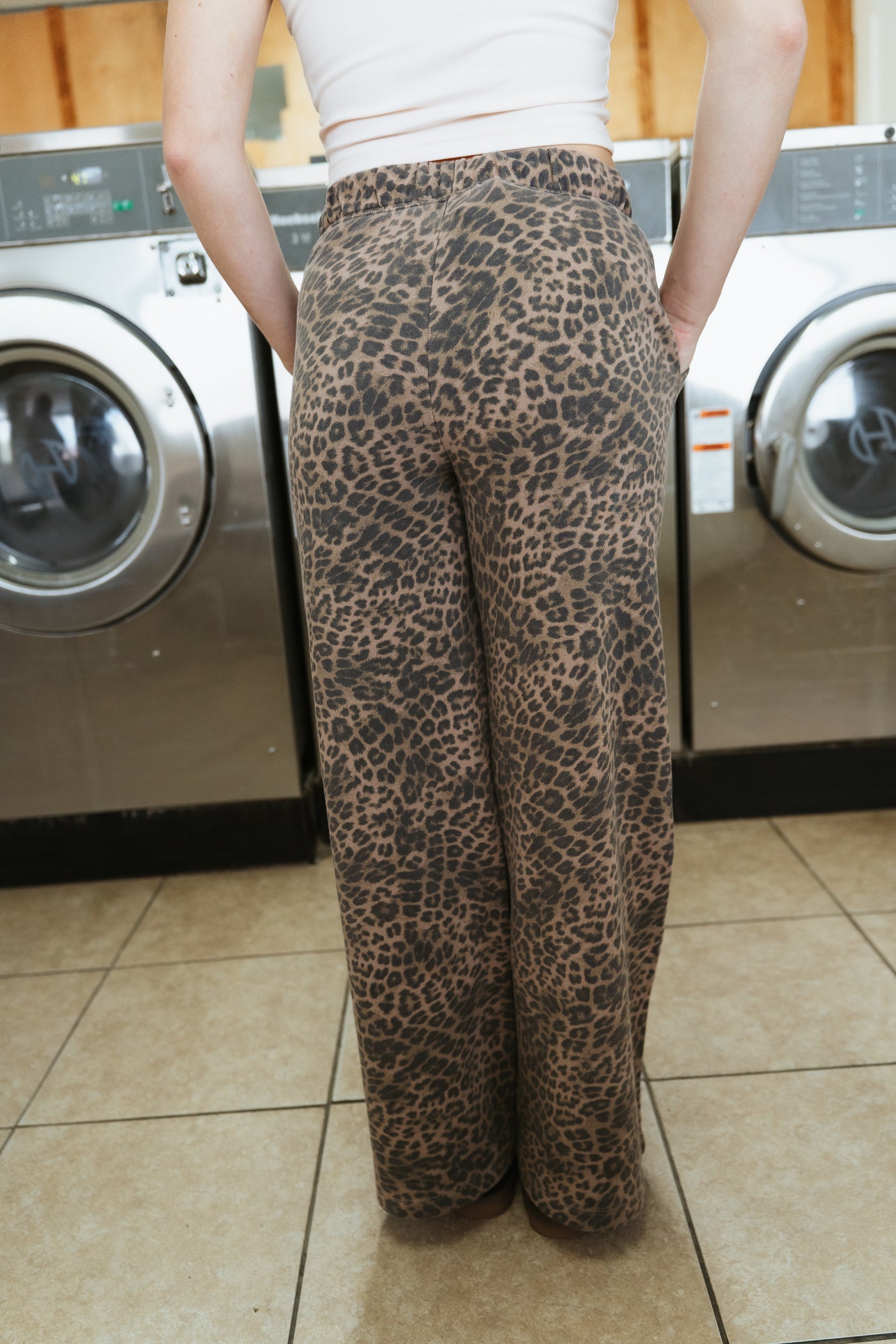 Hunter Leopard Kint Pant Desert Tan ZP253355