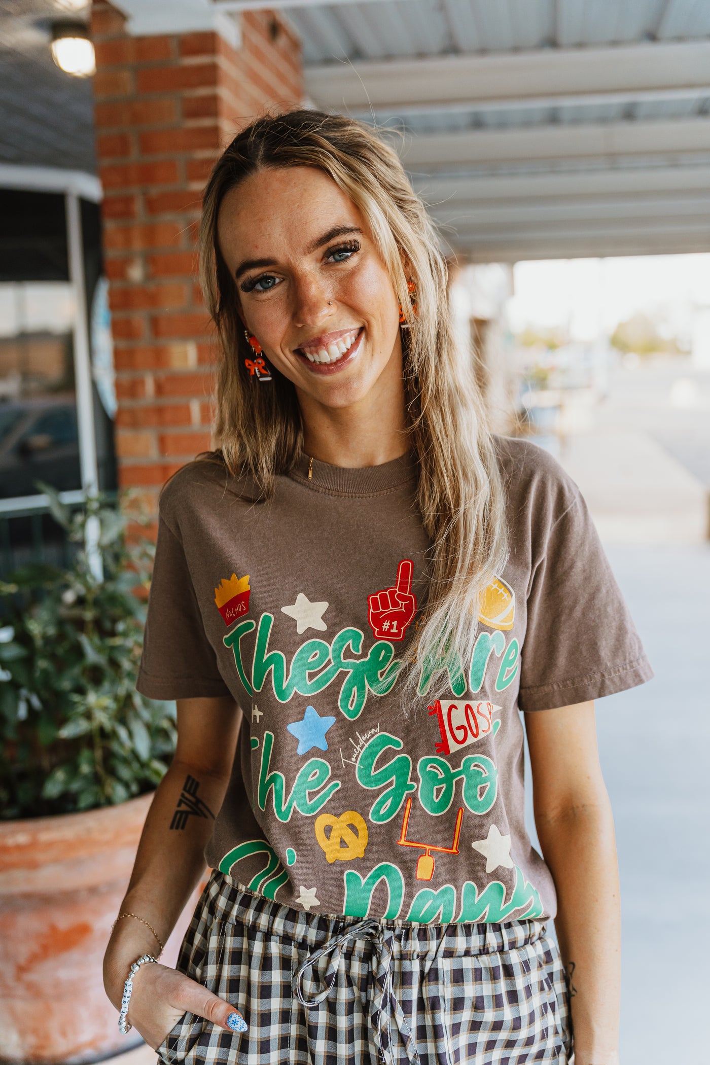 These Are The Good Ol' Days Football Tee