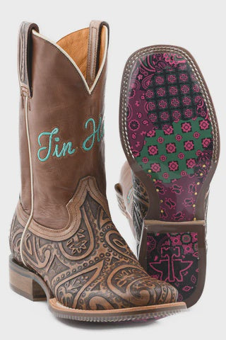 Tin Haul Paisley Queen Boot