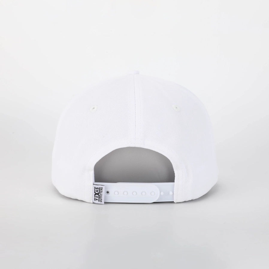 Texas Hat in Stadium White /College Maroon