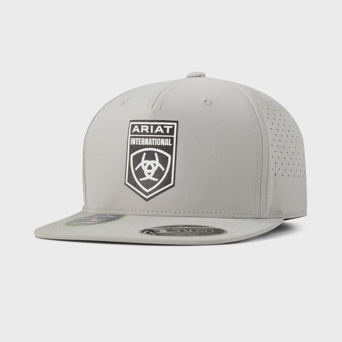 Ariat Men's FlexFit 110 Snap Back Performance Grey Cap A300089306