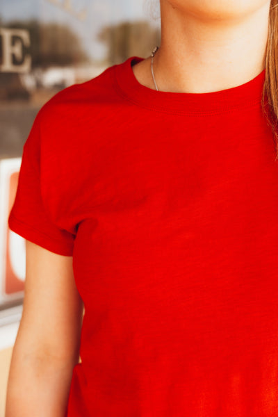 Modern Slub Tee Cabana Red ZT202293
