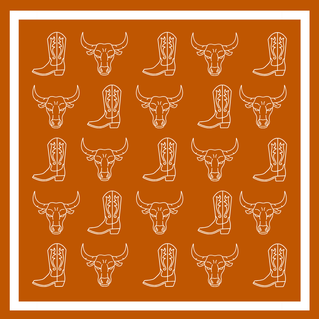 Burnt Orange Gameday Scarf