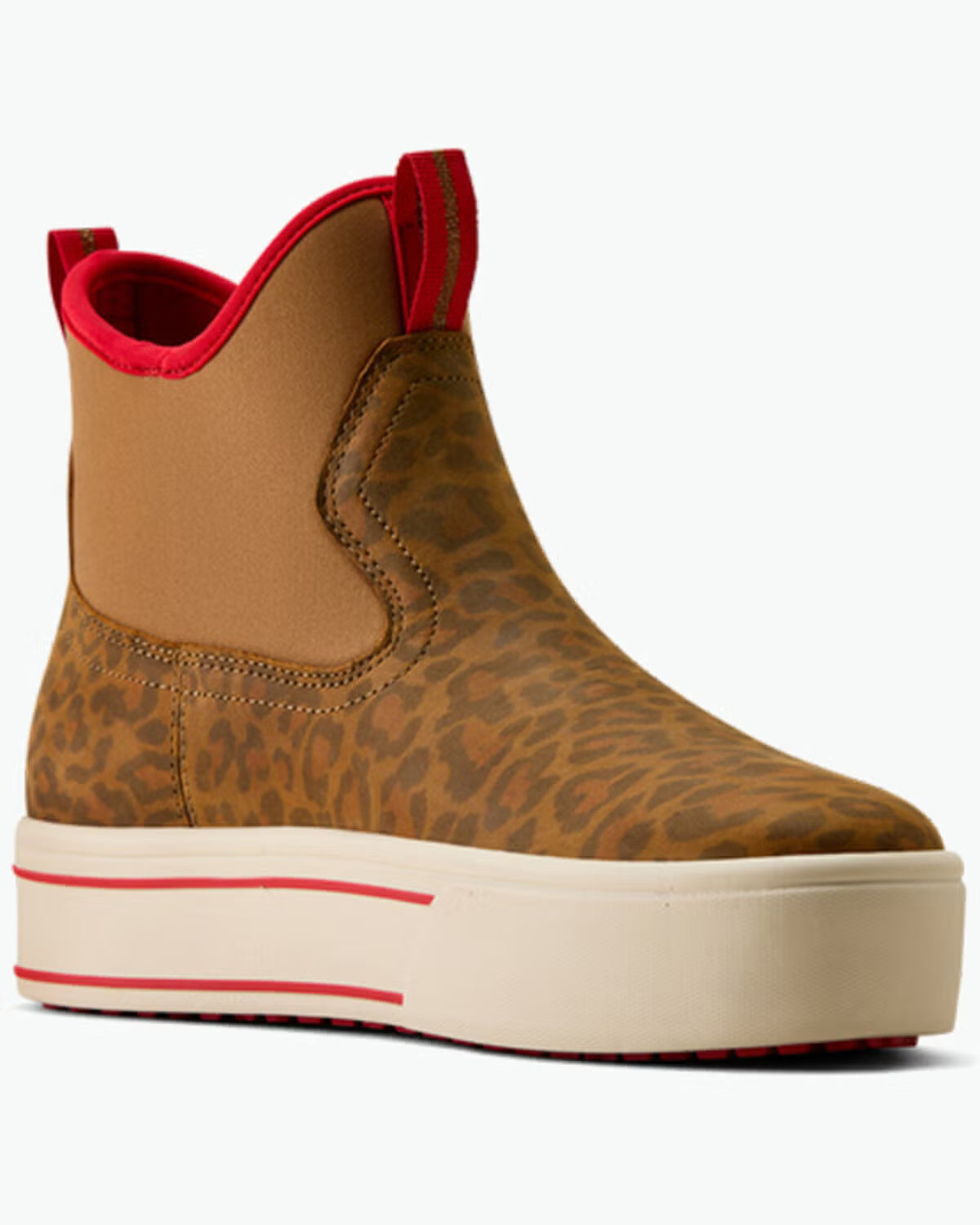 Ariat WMS Saylor Shrimp Waterproof Boot Washed Leopard 10080789