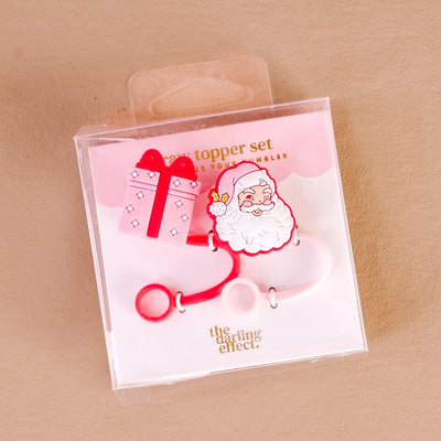 Holiday Straw Topper Set