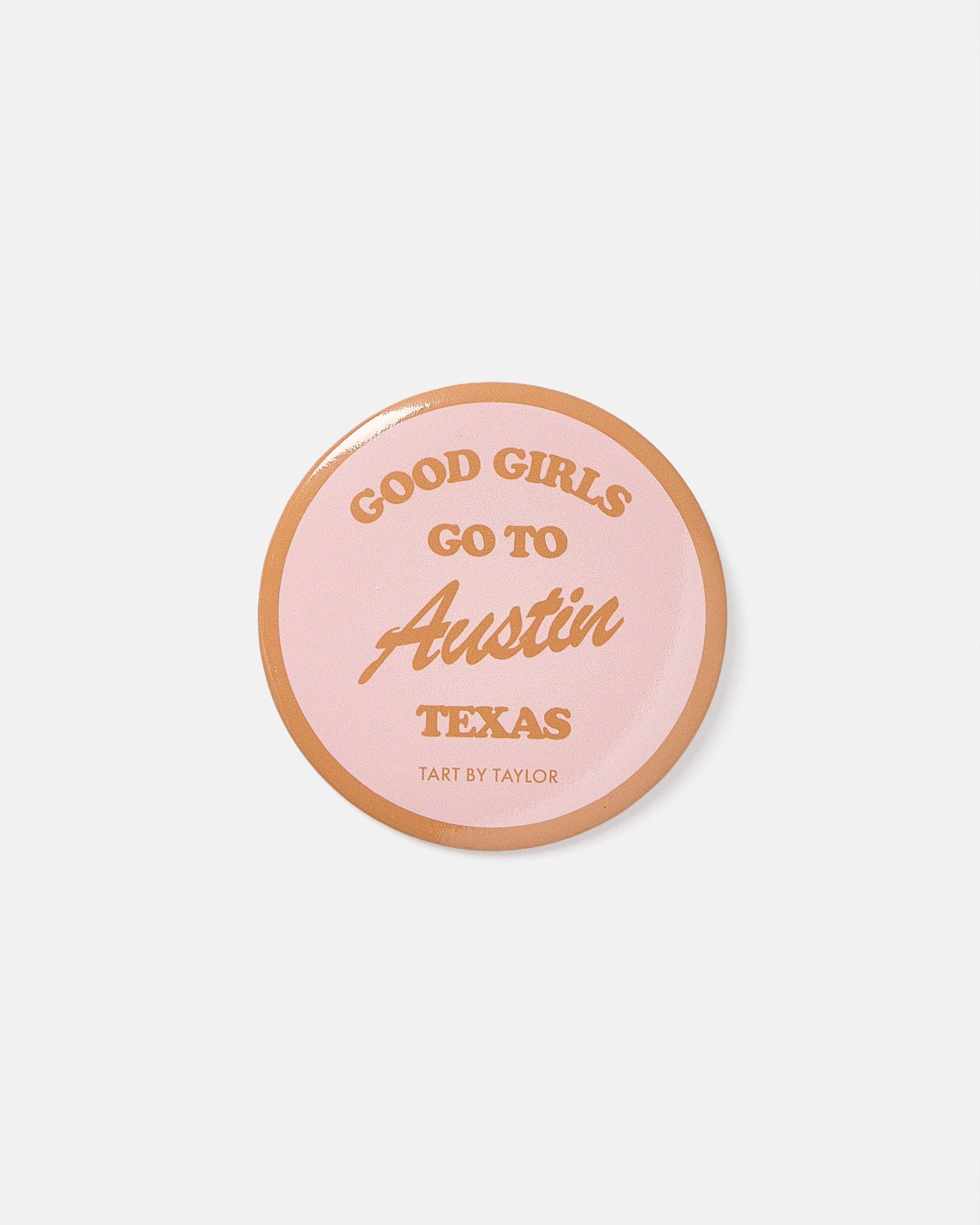 Austin Gameday Button - BOTTON-AUS