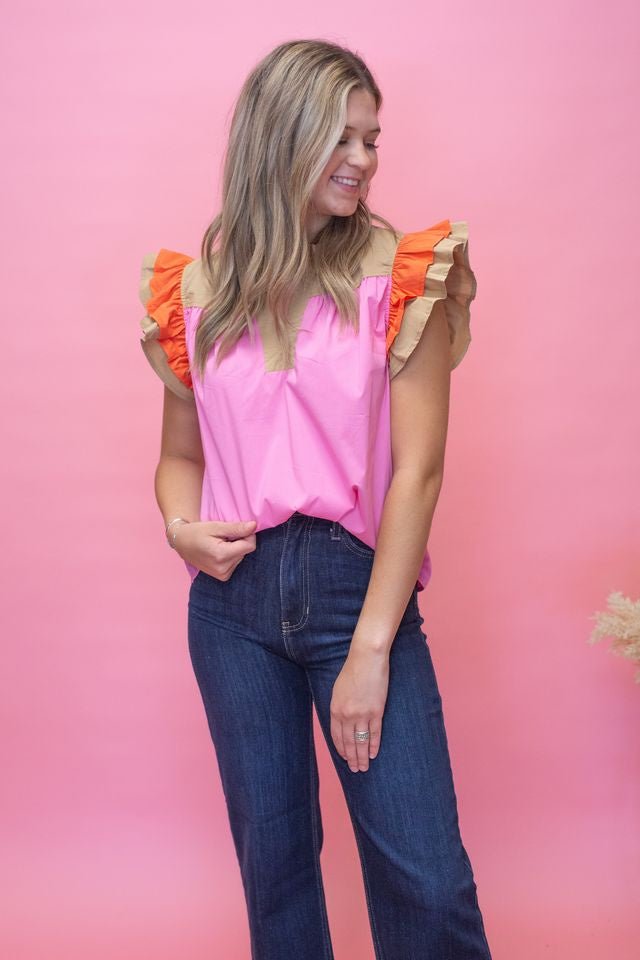 34303 Pink Top - Southern Soule Designs