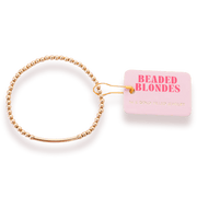 3mm Gold Bar Beaded Bracelet - Southern Soule Designs