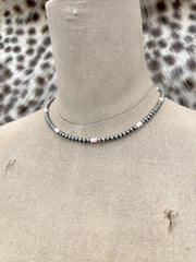 4 MM Pearl Choker with Pink Conch - Southern Soule Designs