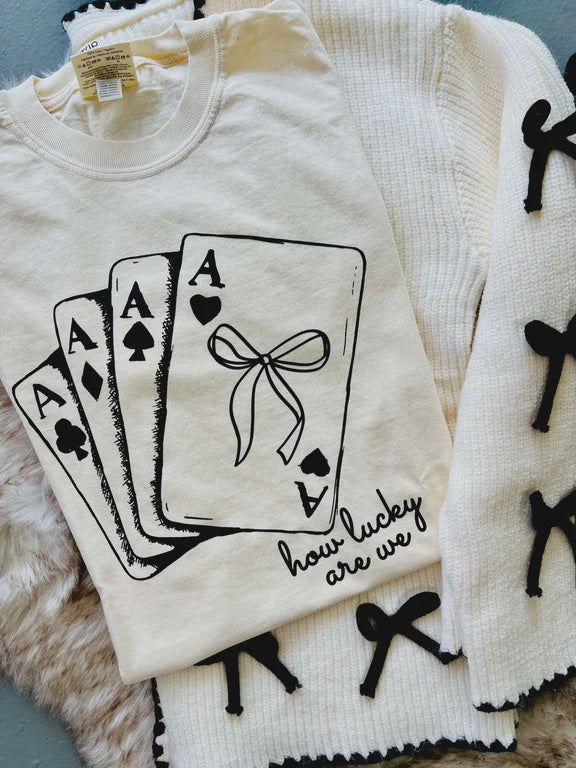 How Lucky Card Tee