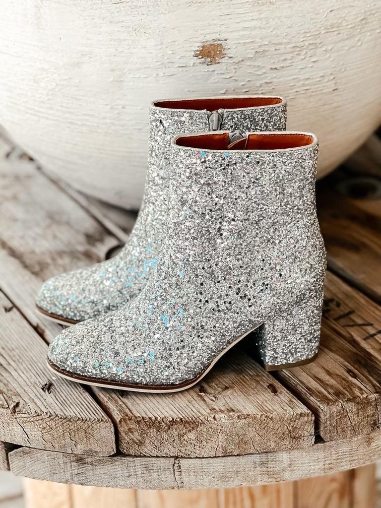 Corky’s Razzle Dazzle Silver Bootie