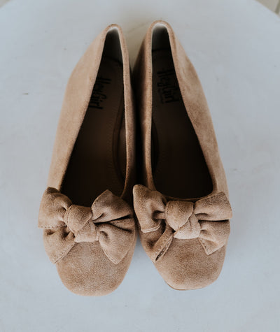 Sugar Rush Camel Faux Suede Flat
