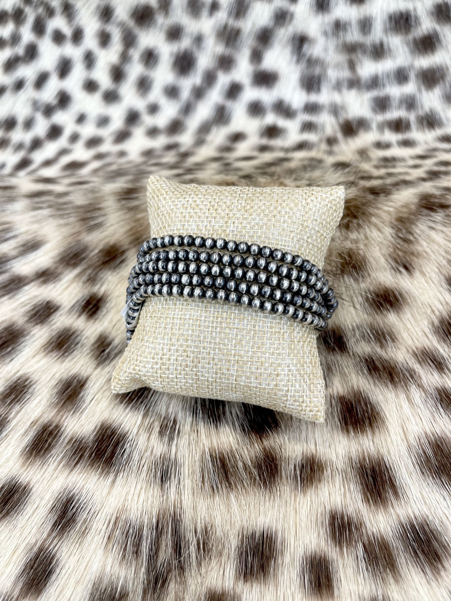 4mm Navajo Pearl Stretch Bracelet - Southern Soule Designs