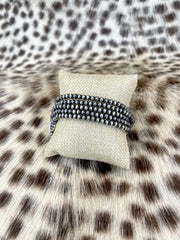 4mm Navajo Pearl Stretch Bracelet - Southern Soule Designs