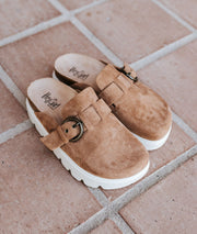 Tardy - Tobacco Faux Suede