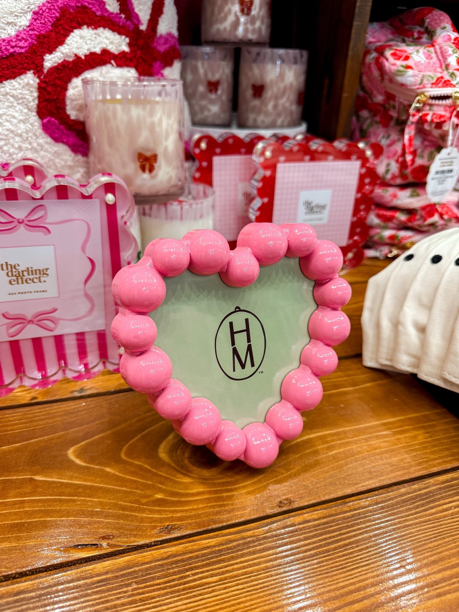 5 - 3/4" MDF Heart Shaped Photo Frame - Southern Soule Designs