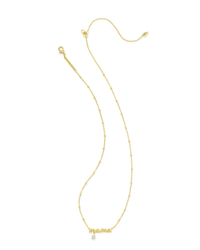 KS Mama Crystal Pendant Necklace