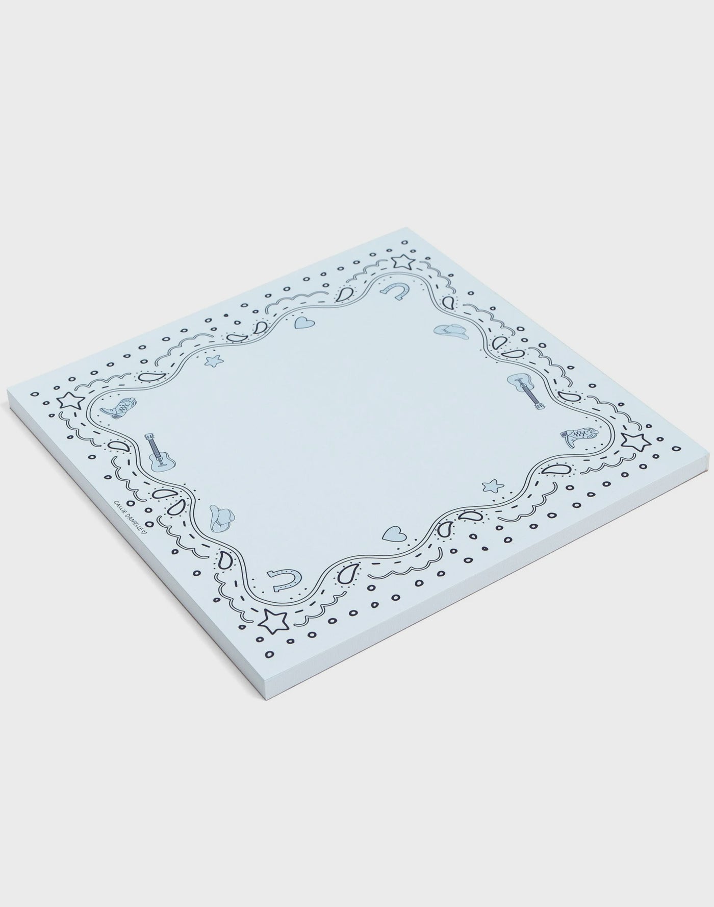 Blue Bandana Western Notepad