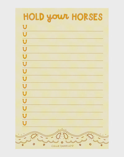 Hold Your Horses Southern Notepad