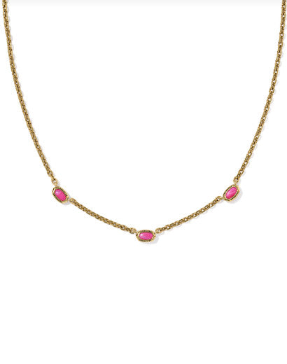 KS Mini Elisa Three Stone Necklace