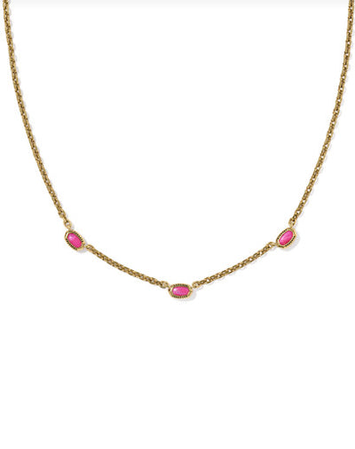 KS Mini Elisa Three Stone Necklace