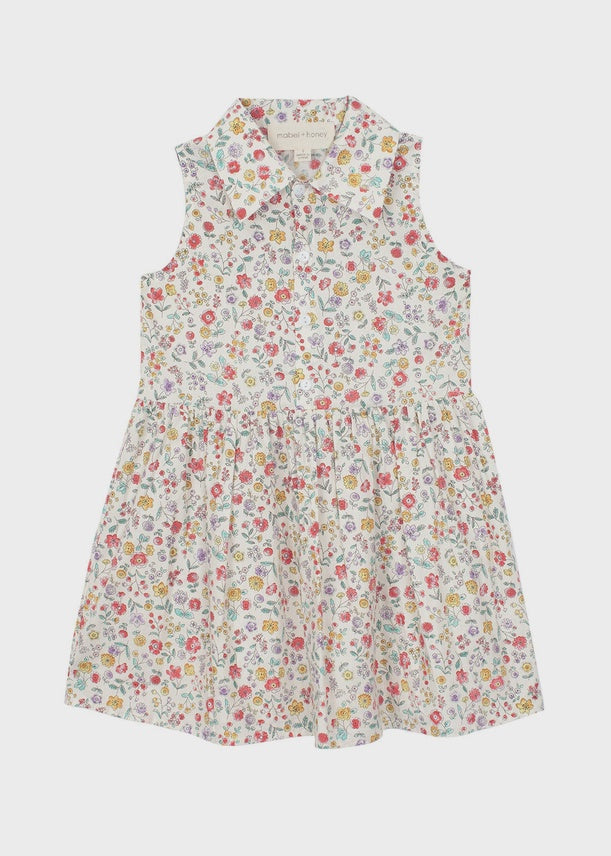 Girls Multi Super Bloom Floral Dress 7190MIMI