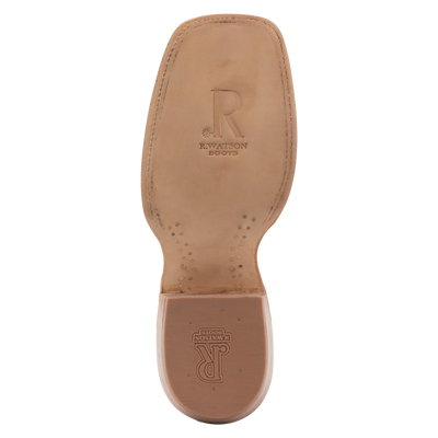 R. Watson Tobac Full Quill Ostrich Boots RW4508-2