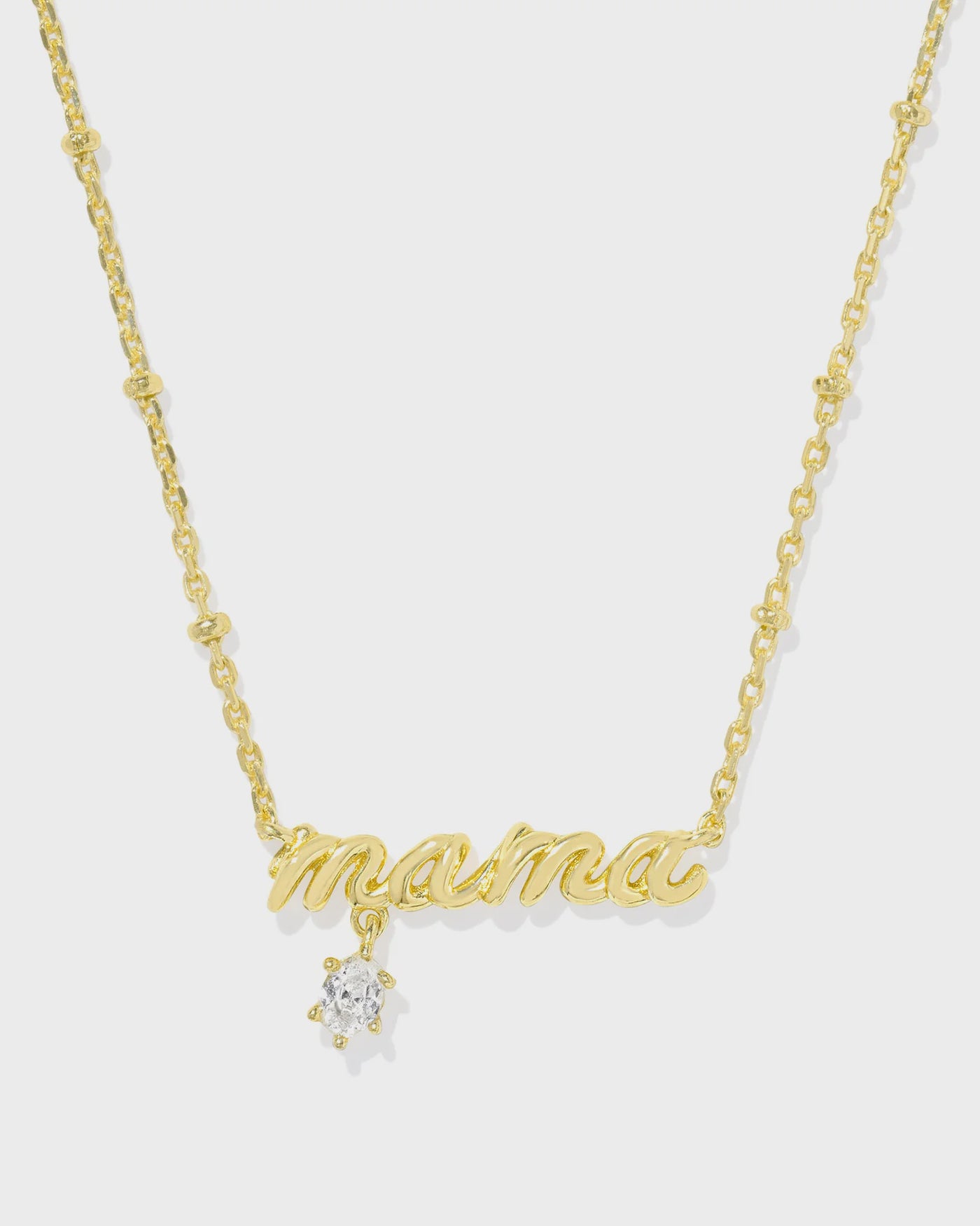KS Mama Crystal Pendant Necklace