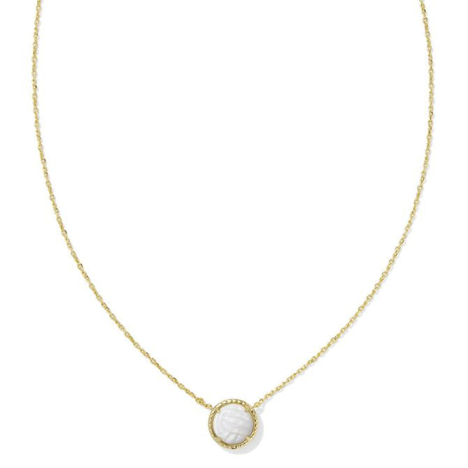 KS Volleyball Pendant Necklace