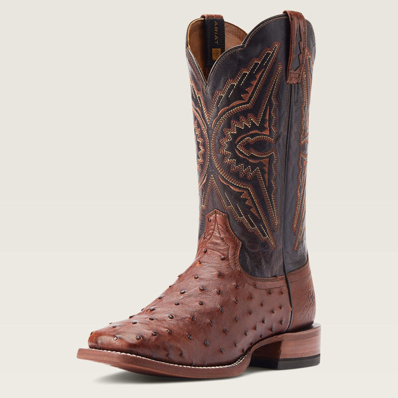 Ariat Broncy Cinnamon FQ Ostrich Boot