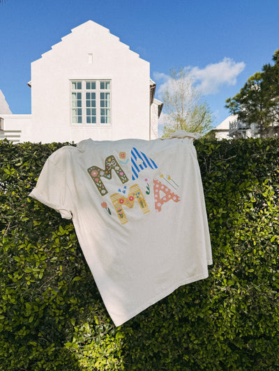 Floral Mama Graphic Tee Ivory