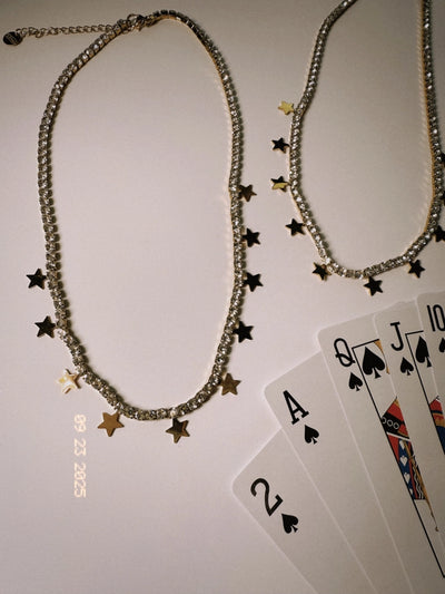Julietta Star Charm Tennis Necklace