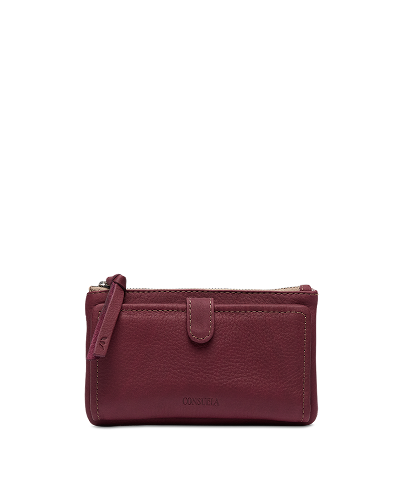 Plum Slim Wallet
