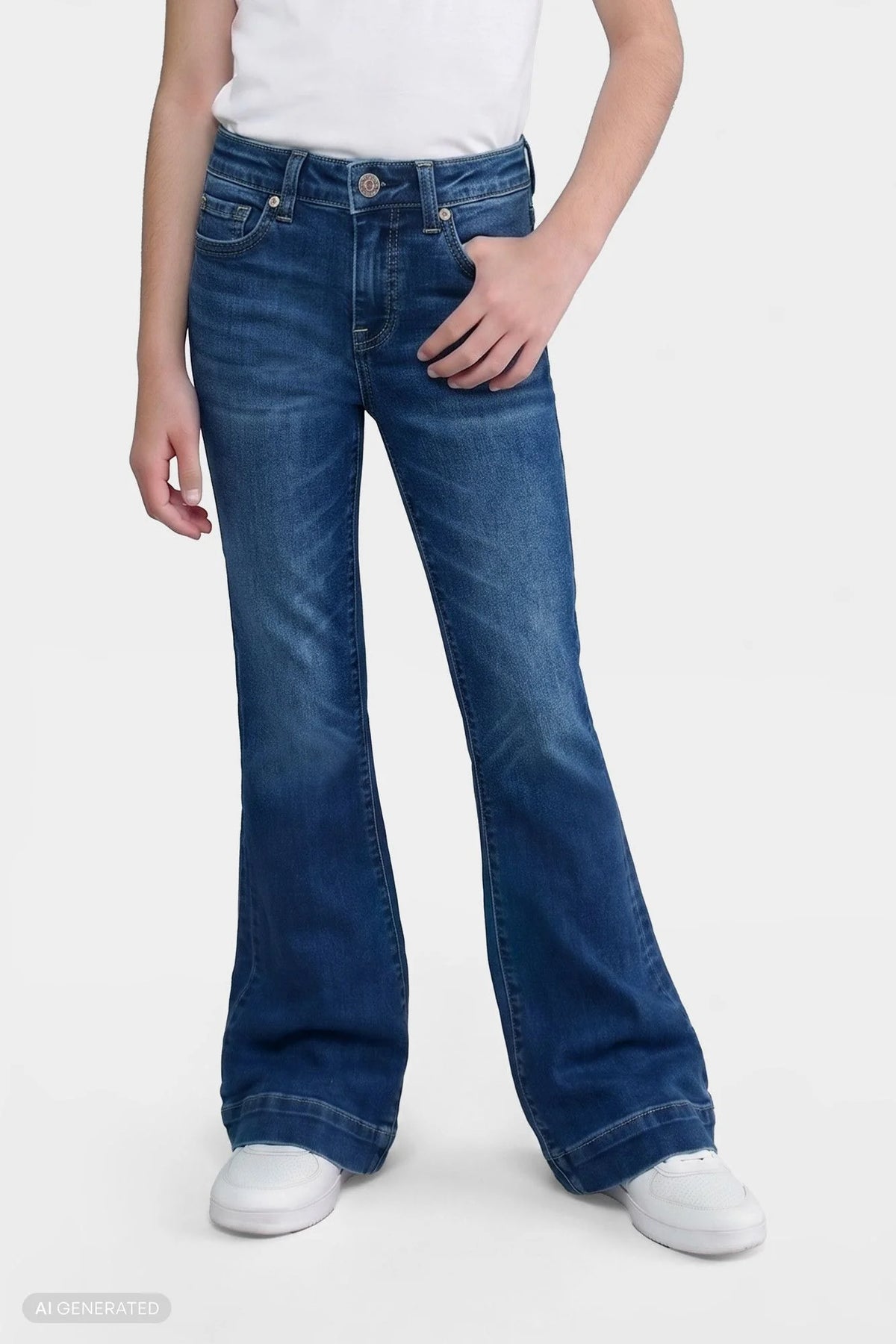 7 For All Mankind Girls Medium Melrose Mini Dojo Jean 7KHF0H85-MR1