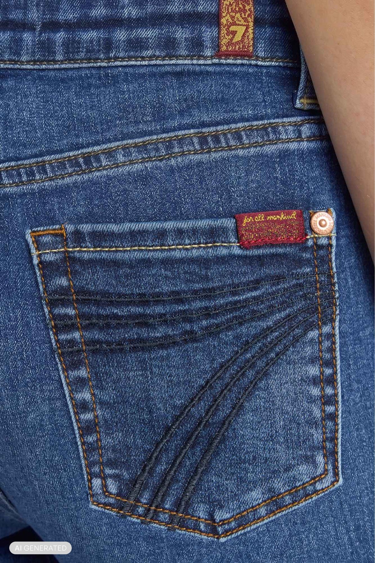 7 For All Mankind Girls Medium Melrose Mini Dojo Jean 7KHF0H85-MR1